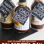 DIY Father's Day BBQ Sauce Gift