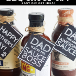 DIY Father's Day BBQ Sauce Gift