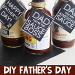 DIY Father's Day BBQ Sauce Gift