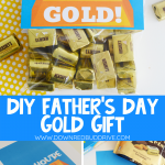 DIY Father's Day Gold Candy Gift