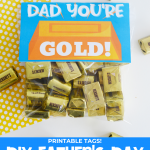 DIY Father's Day Gold Candy Gift