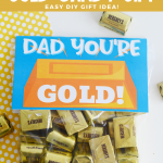 DIY Father's Day Gold Candy Gift