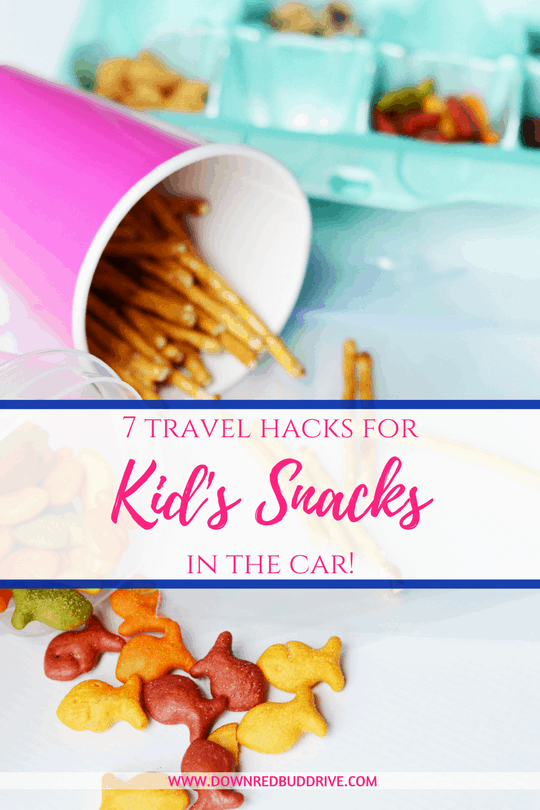 kid's snacks in the car