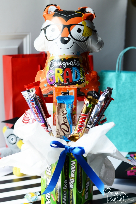 DIY Graduation Candy Bouquet