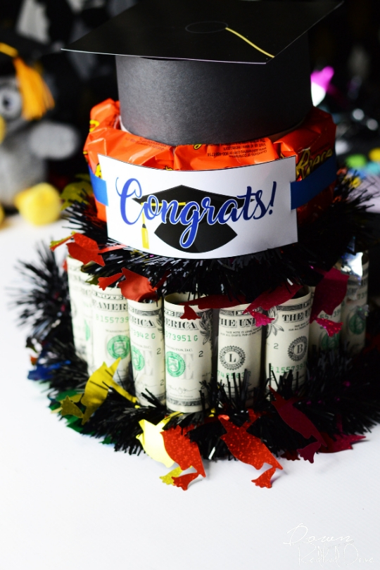 Graduation Money Cake