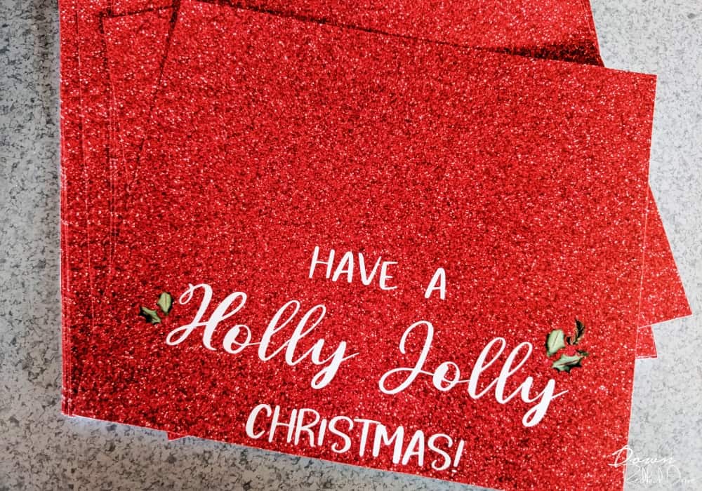 Holly Jolly Christmas printable tags