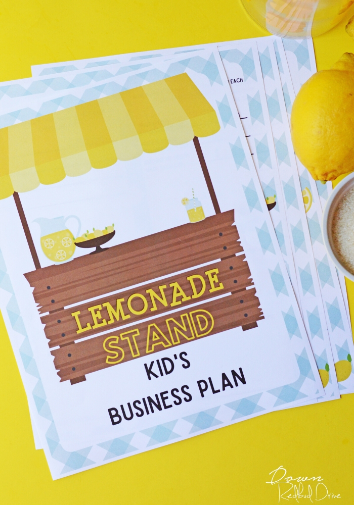 Kid's Lemonade Stand Business Plan