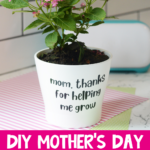 DIY Mother's Day Cricut Flower Pot gift