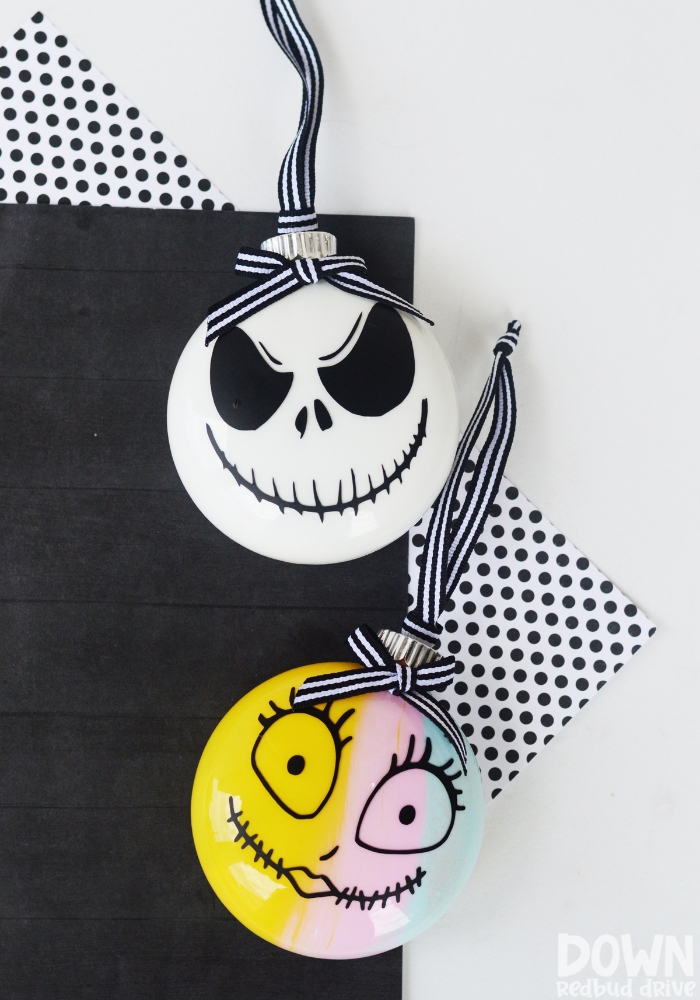 DIY Nightmare Before Christmas Ornaments