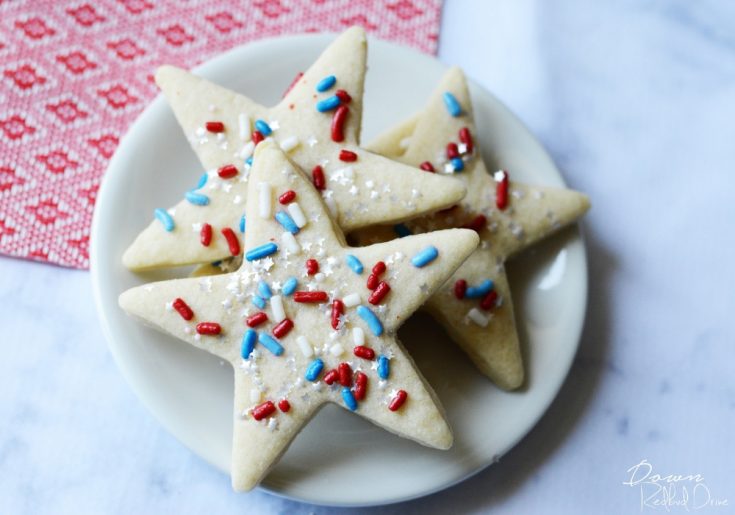 Patriotic Sprinkle Cookies