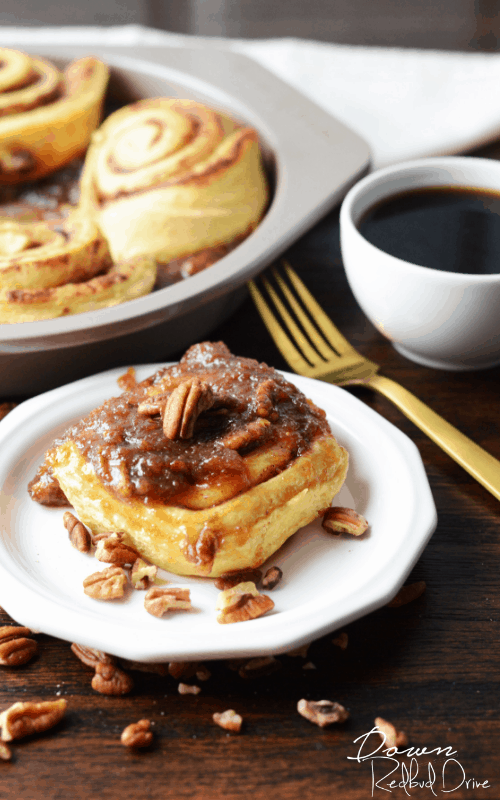 Pecan Pie Cinnamon Rolls