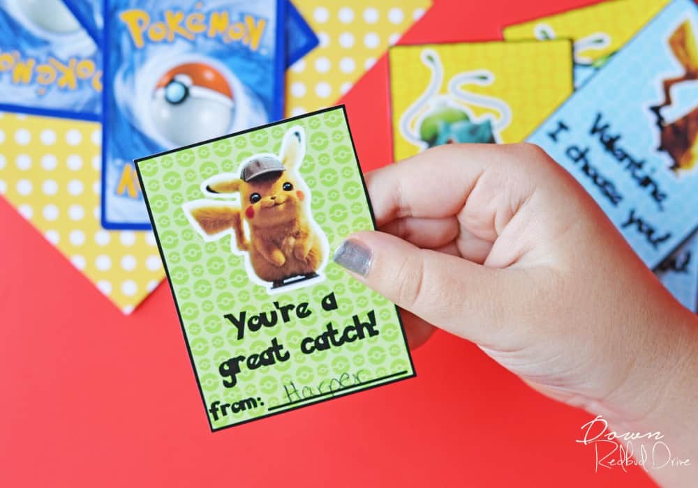 detective pikachu Valentines