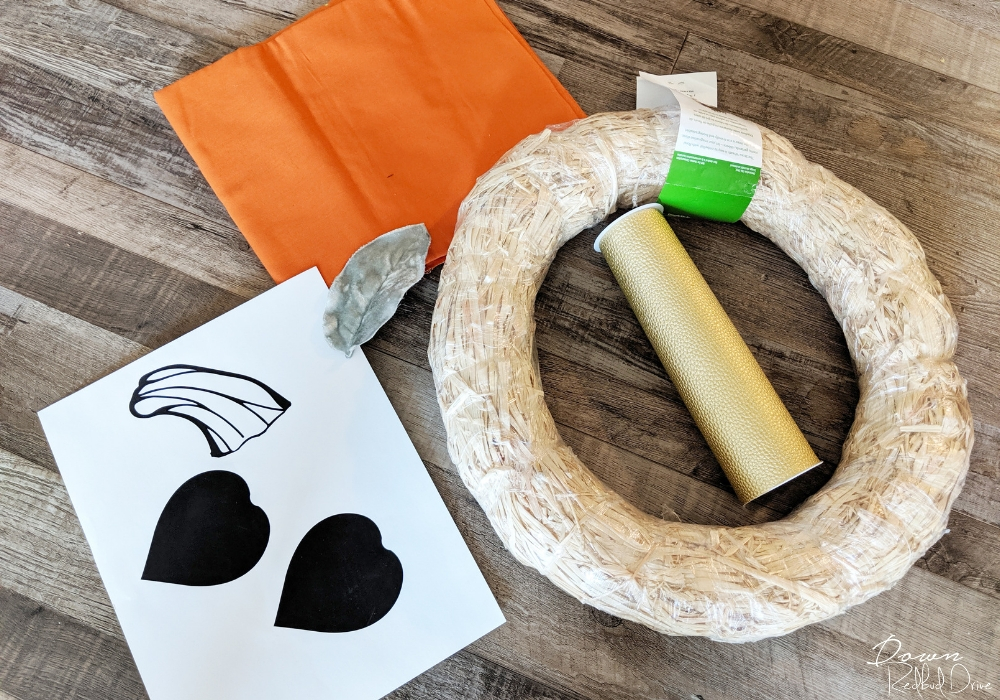 pumpkin wreath making supplies