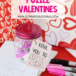 DIY Puzzle Valentines