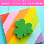 Rainbow Shamrock Art