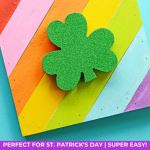 Rainbow Shamrock Art