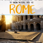 Rome Travel Tips