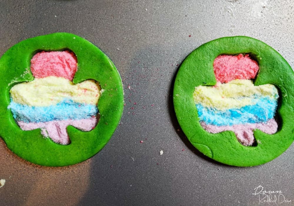 Stained Glass Shamrock Cookies