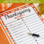 Thanksgiving A to Z Gratitude List