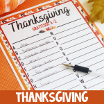 Thanksgiving A to Z Gratitude List