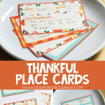 Thanksgiving Thankful Place Cards