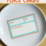 Thanksgiving Thankful Place Cards