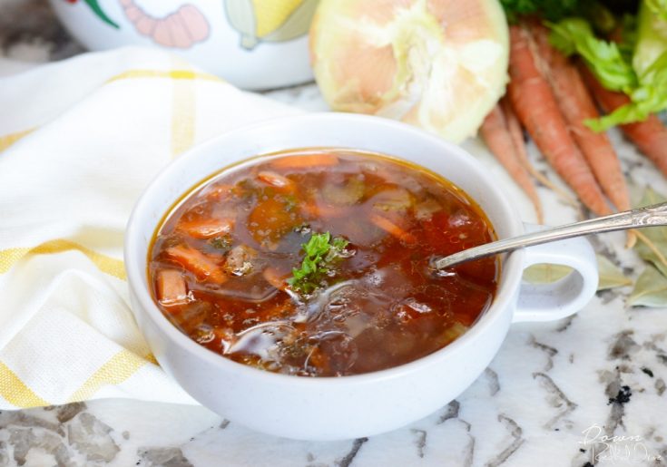 grandma's hamburger soup recipe