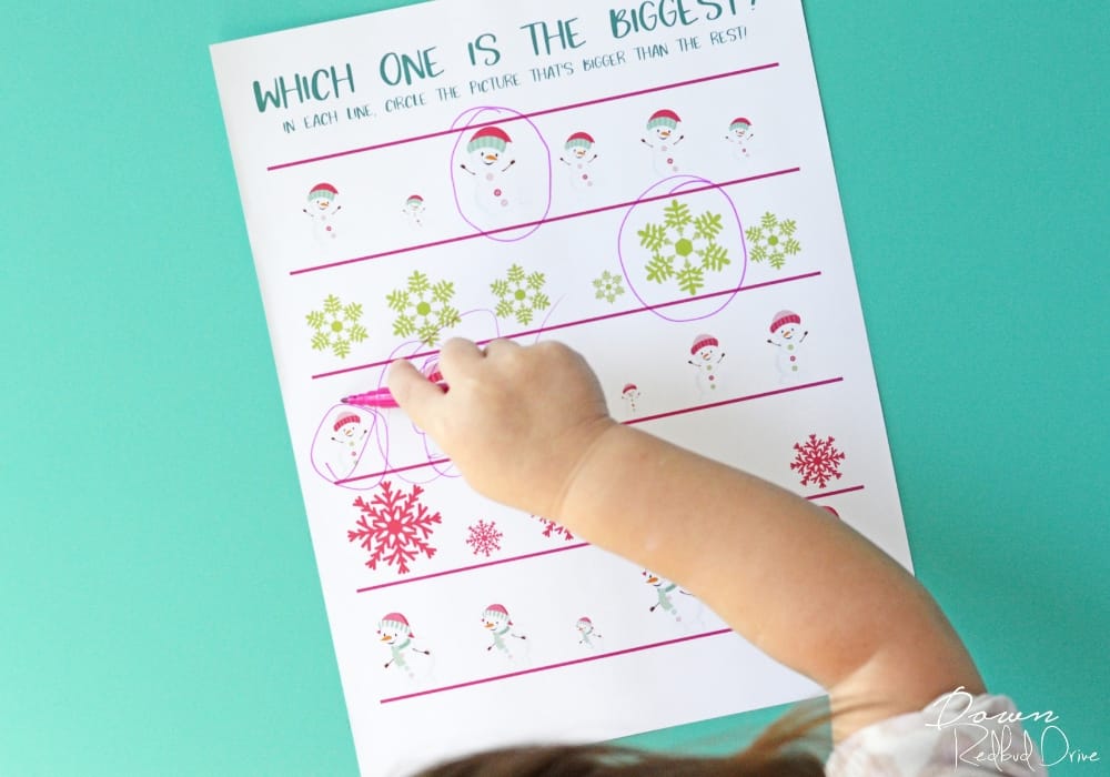 Preschool Winter Activity Book