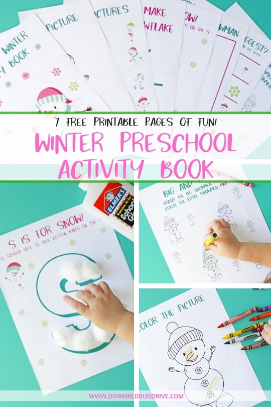 Preschool Winter Activity Book